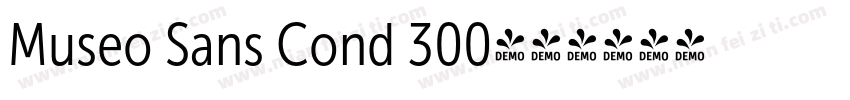 Museo Sans Cond 300字体转换
